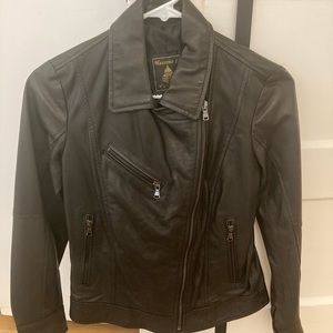 Brand new Italian leather jacket